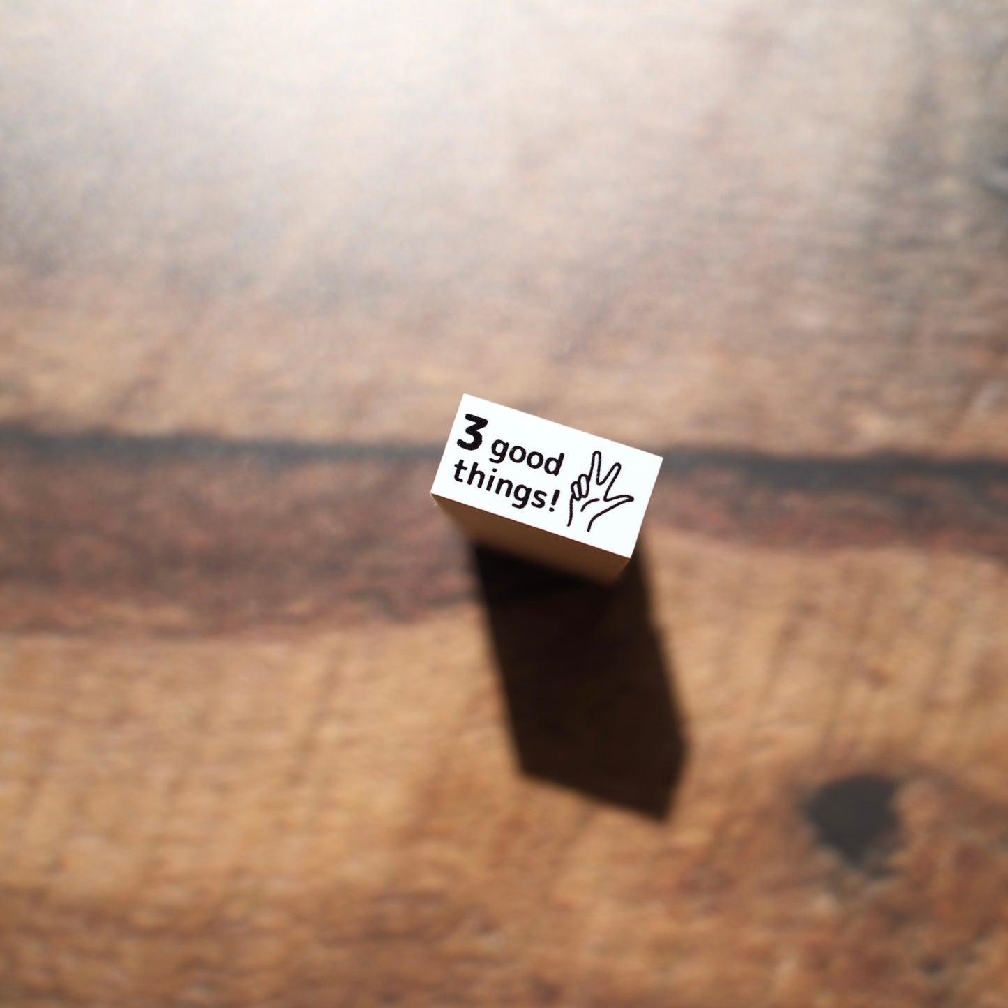 siawasehanko SUNKODO 3 Good Things Rubber Stamp