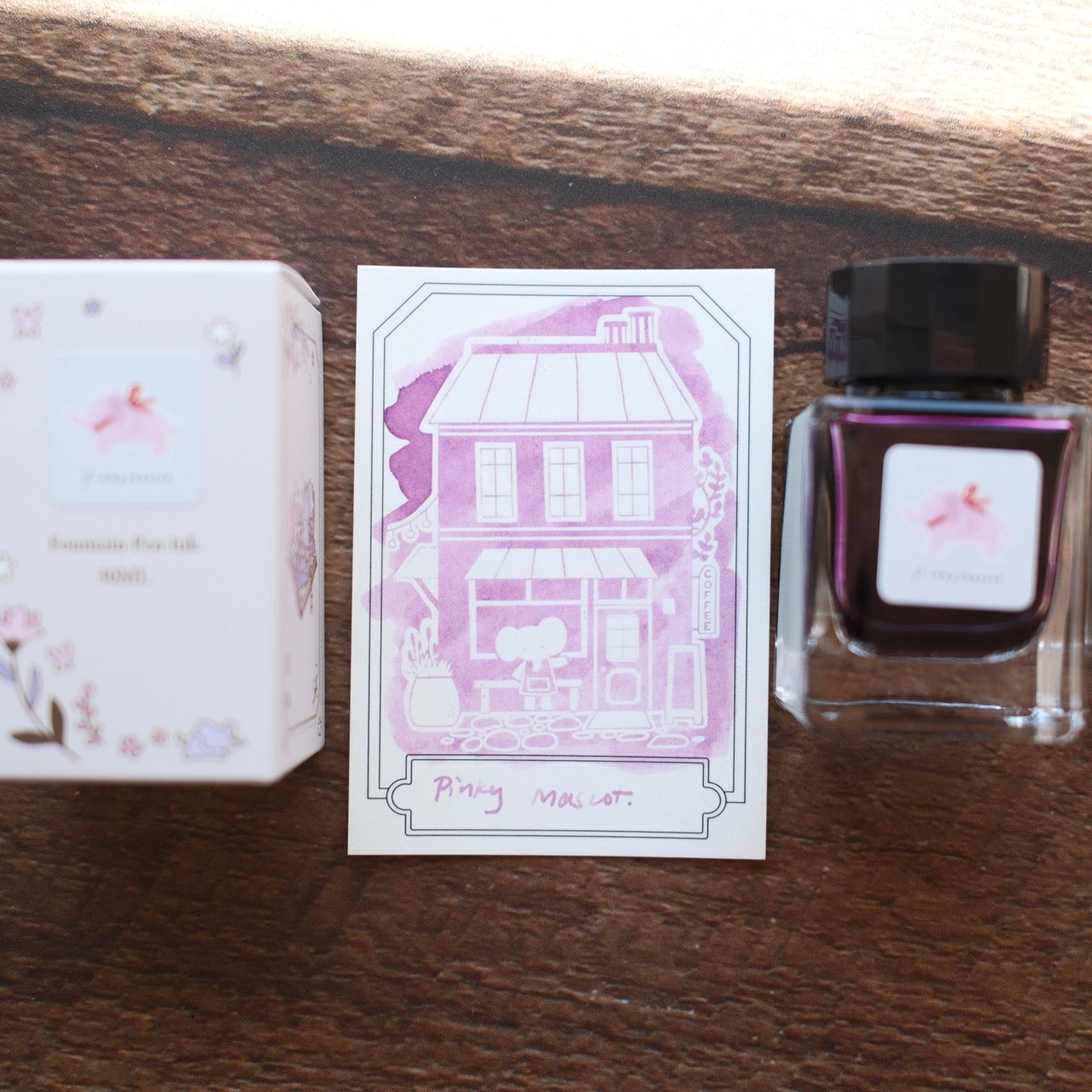 Pinky Elephant x Tono & Lims Bottled Ink Set, 3 Bottles