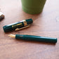 Littlelu x Kaweco Working Hard Fountain Pen - Green, with Gold Clip