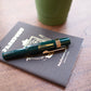 Littlelu x Kaweco Working Hard Fountain Pen - Green, with Gold Clip