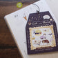 Teayou x Pinky Elephant Gold Foil Flake Sticker Packet - Cat and Stars