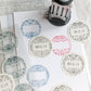 LCN Design Studio Crystal Date Stamp Set - Birdy