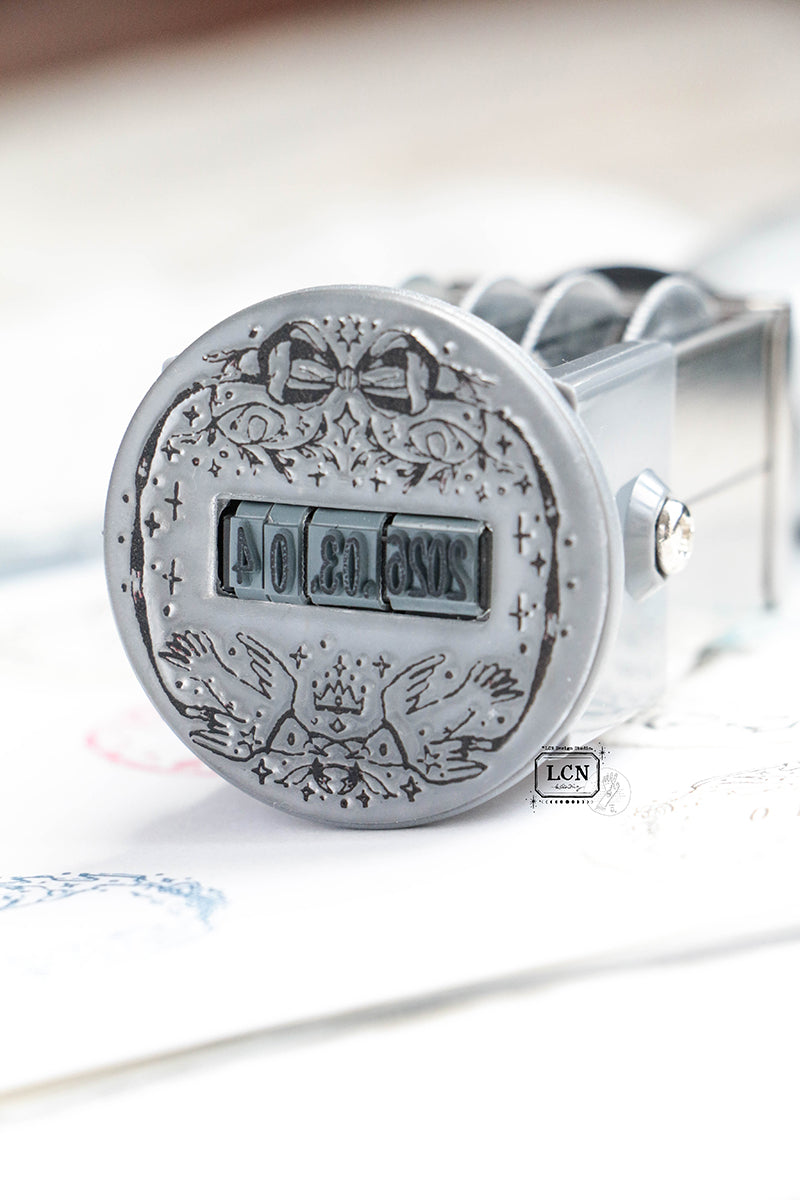 LCN Design Studio Crystal Date Stamp Set - Birdy