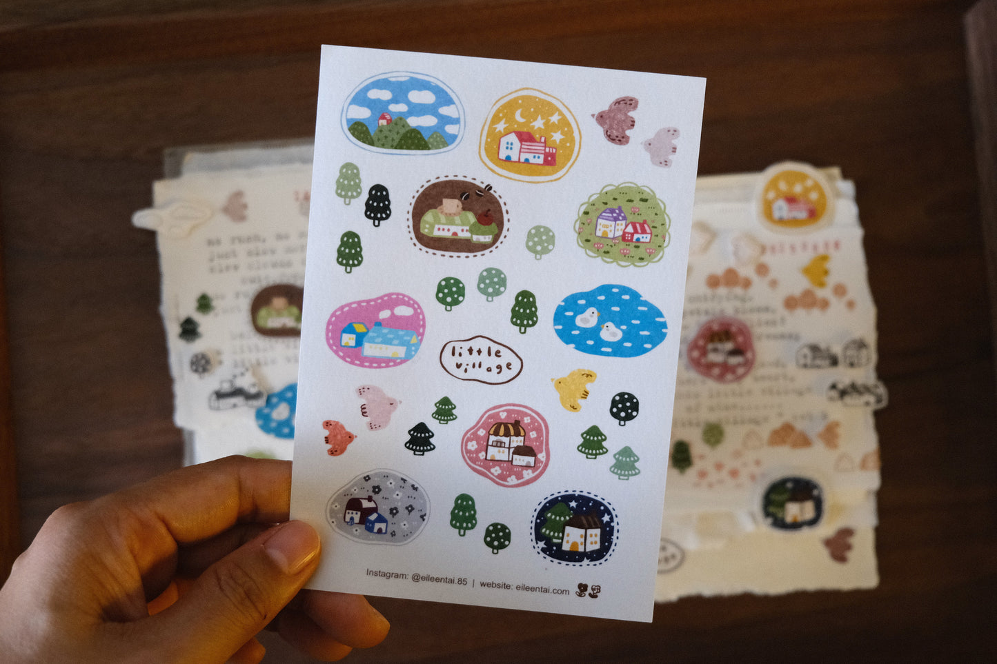 Eileen Tai Little Village Sticker Sheet
