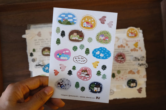 Eileen Tai Little Village Sticker Sheet