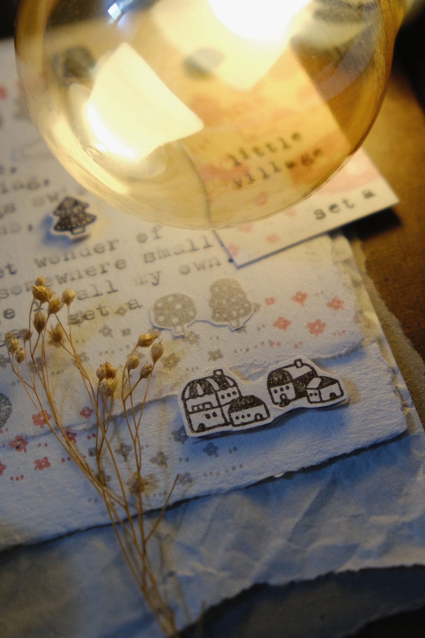 Eileen Tai Rubber Stamp Set - Little Village, Set A