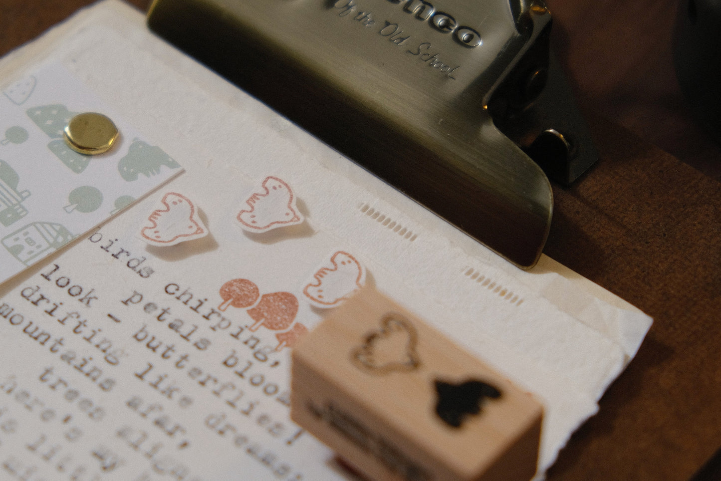 Eileen Tai Rubber Stamp Set - Little Village, Set B