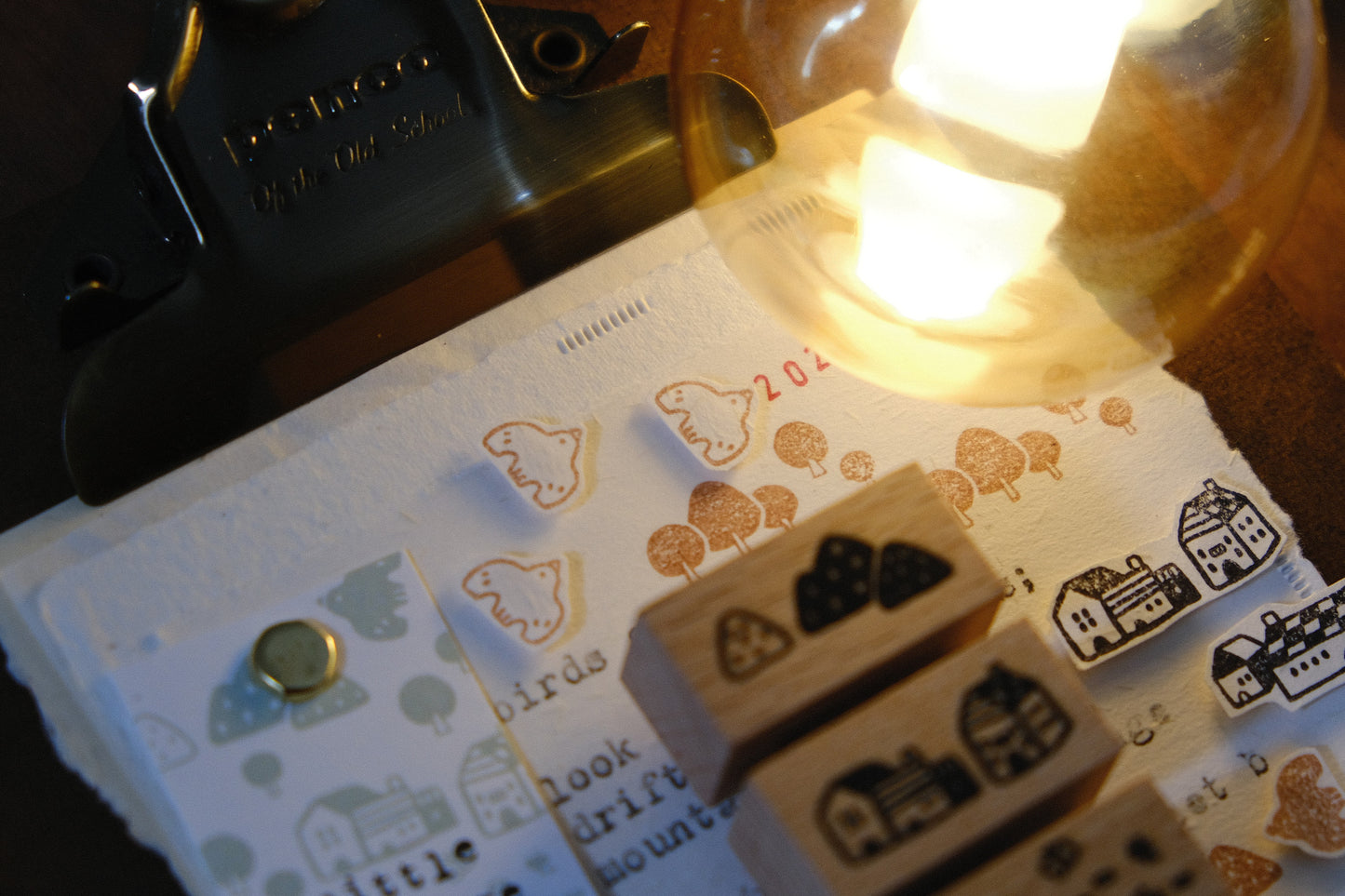 Eileen Tai Rubber Stamp Set - Little Village, Set B
