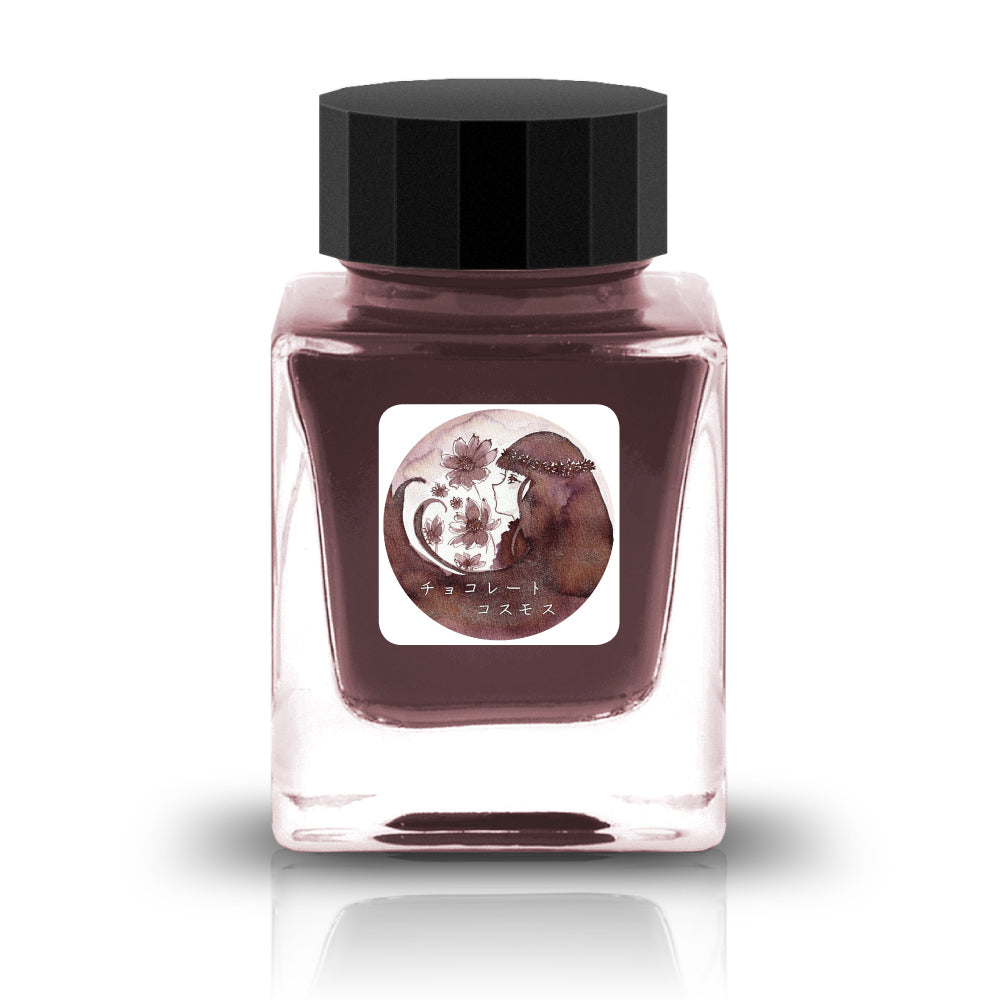 Tono & Lims Bottled Ink - Chocolate Cosmos (チョコレートコスモス), Friendship Collection
