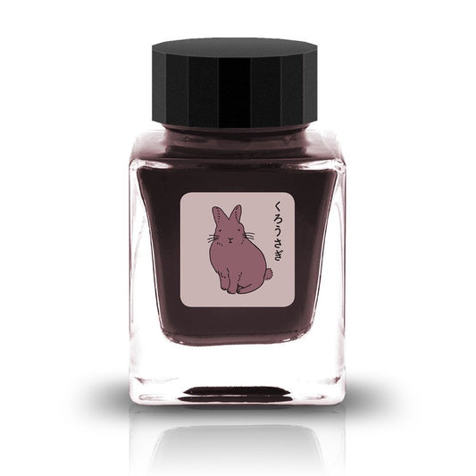 Tono & Lims Bottled Ink - Black Rabbit (くろうさぎ), Friendship Collection