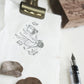 Black Milk Project "Pages of Me" Series Rubber Stamp - Floating Stories