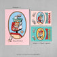 Littlelu Foodie Vol.7 Post Card and Sticker Set