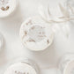 Freckles Tea Vo.3 Pure White Full Tape Set, Washi/Glossy PET/Matte PET Tape