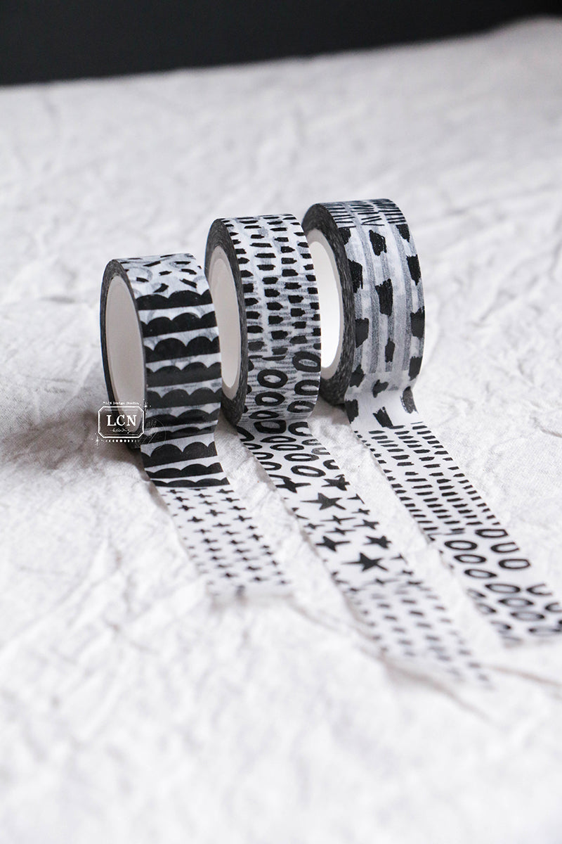 LCN Design Studio Hand Drawn Pattern Washi Tape