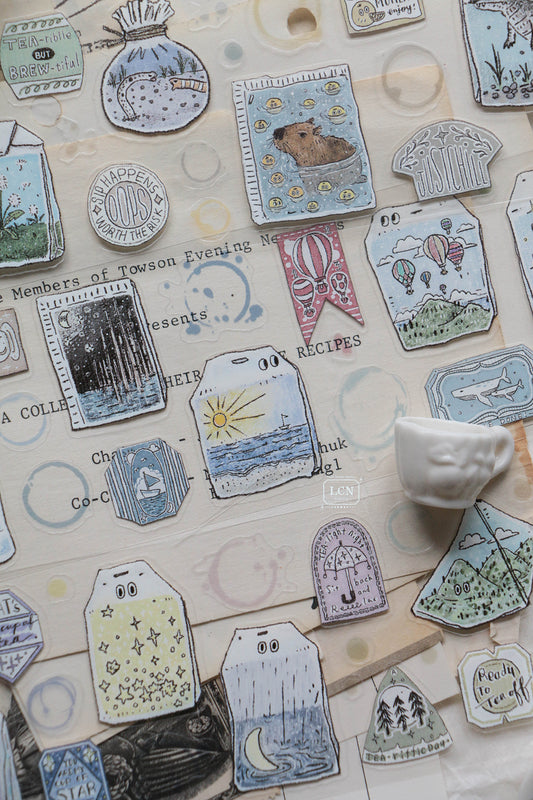 LCN Design Studio Tea Time Kiss-cut PET Tape