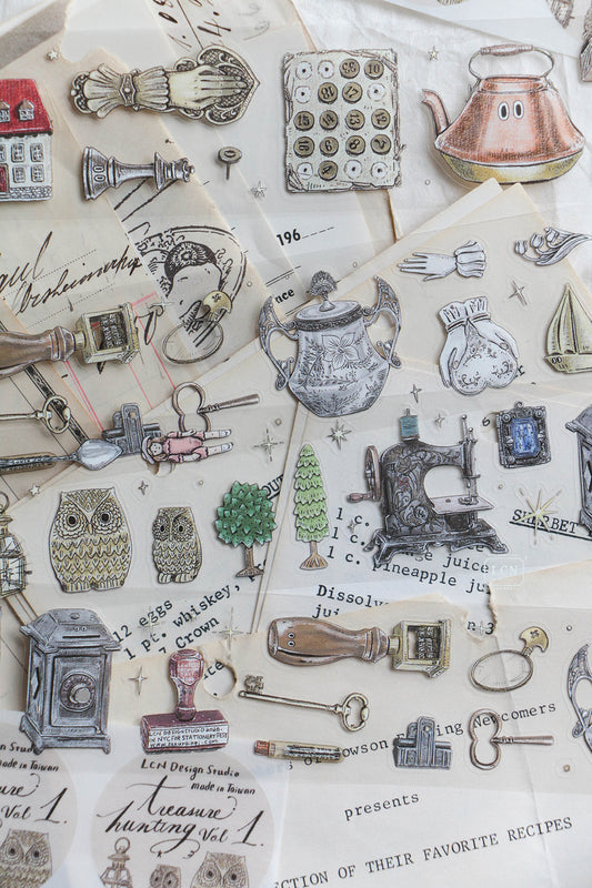 LCN Design Studio Treasure Hunting Vol.1 Kiss-cut PET Tape