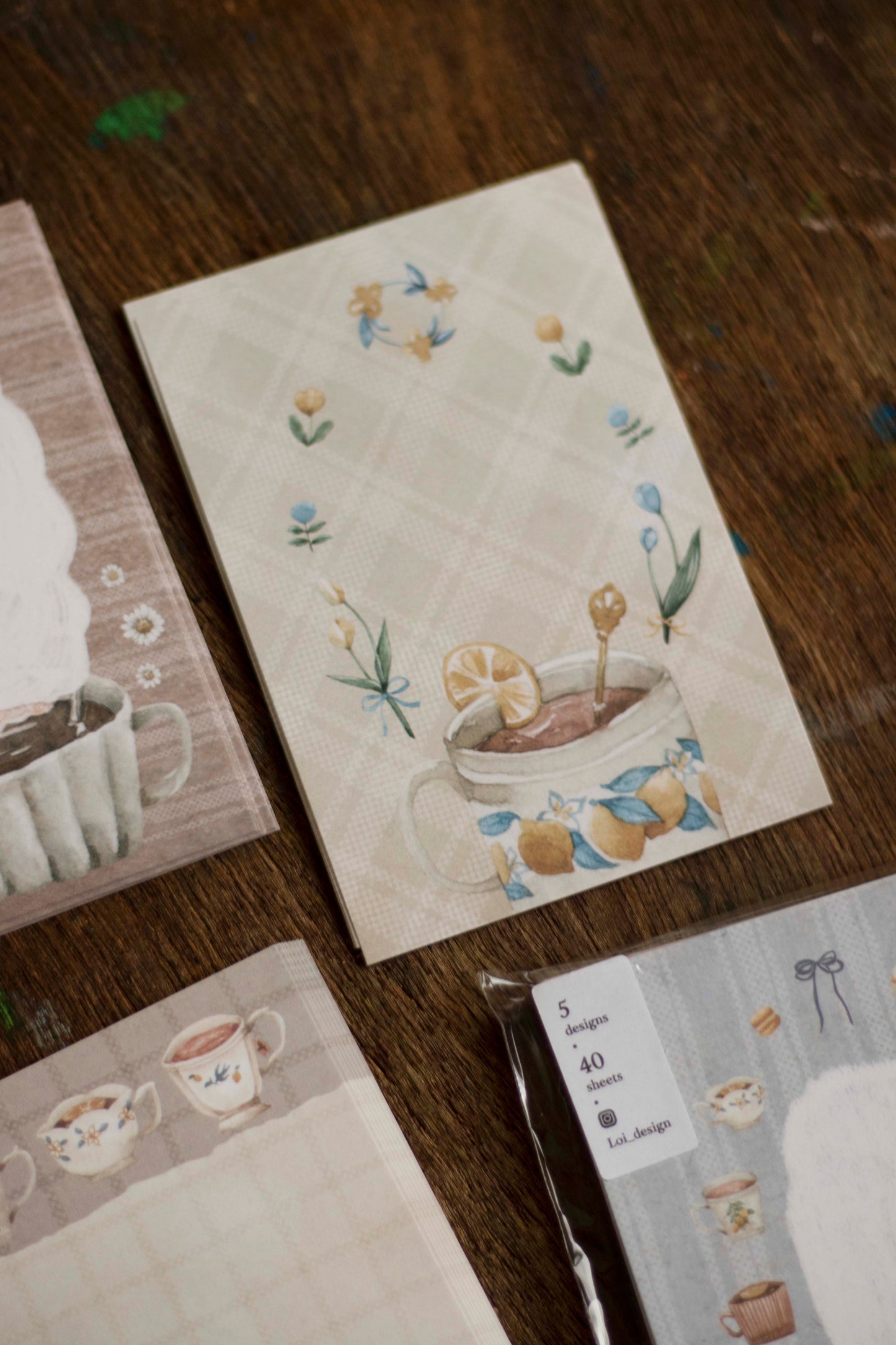 Loidesign Mini 5 Size Memo Paper - Lemon Mug