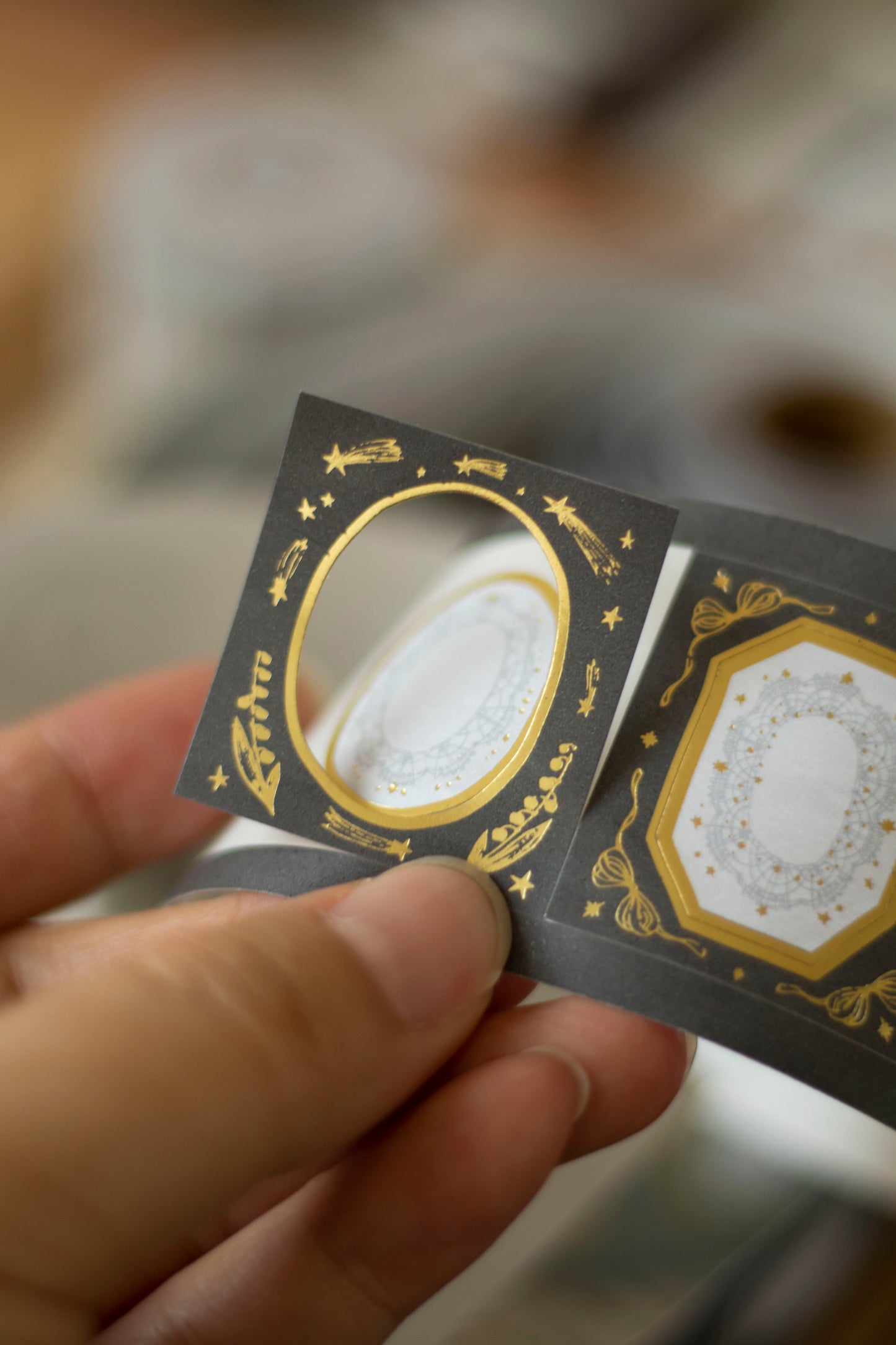 Loidesign Witch Hotel Tablecloth Gold Foil Die-cut Style Tape