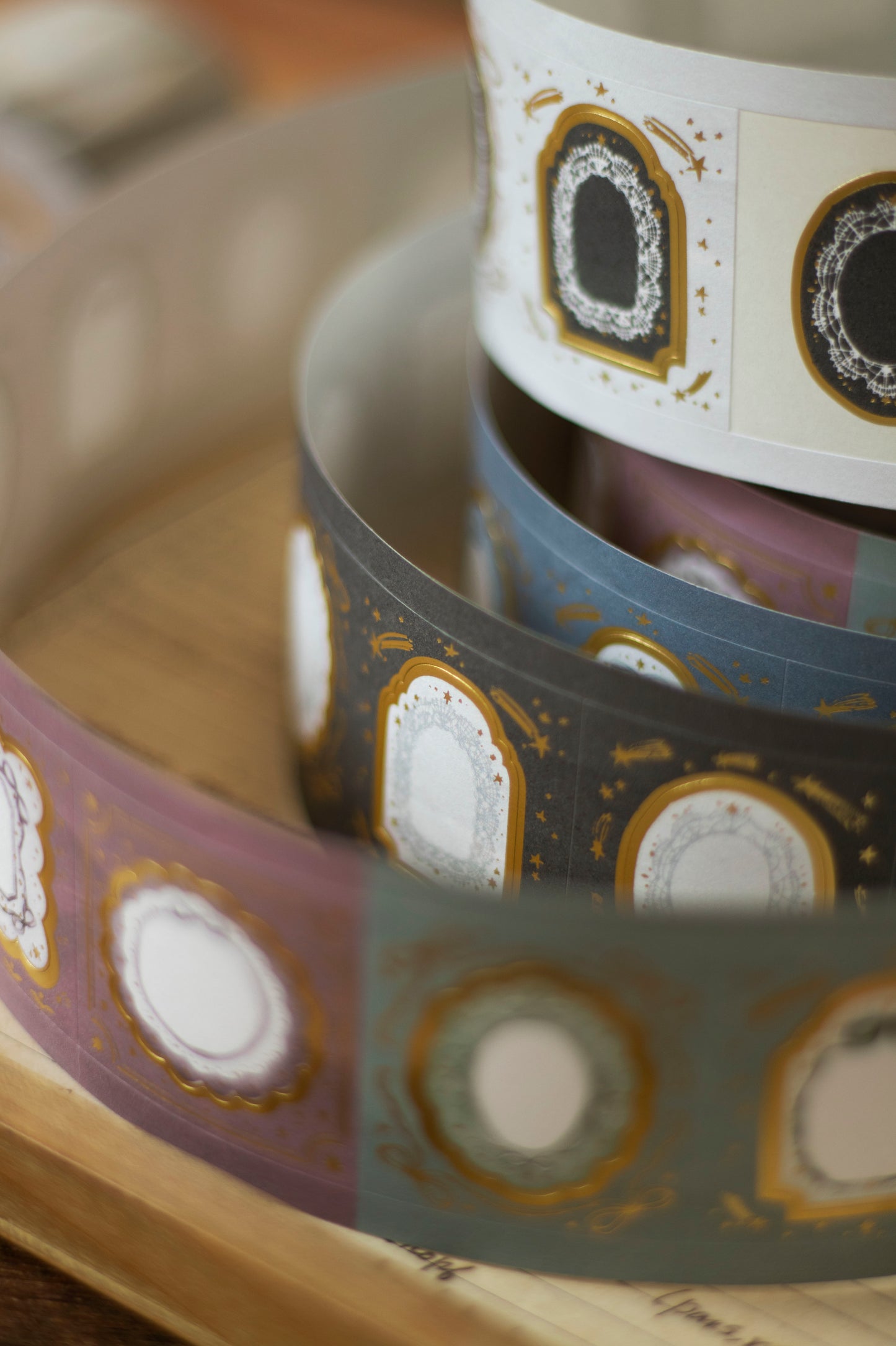Loidesign Witch Hotel Tablecloth Gold Foil Die-cut Style Tape
