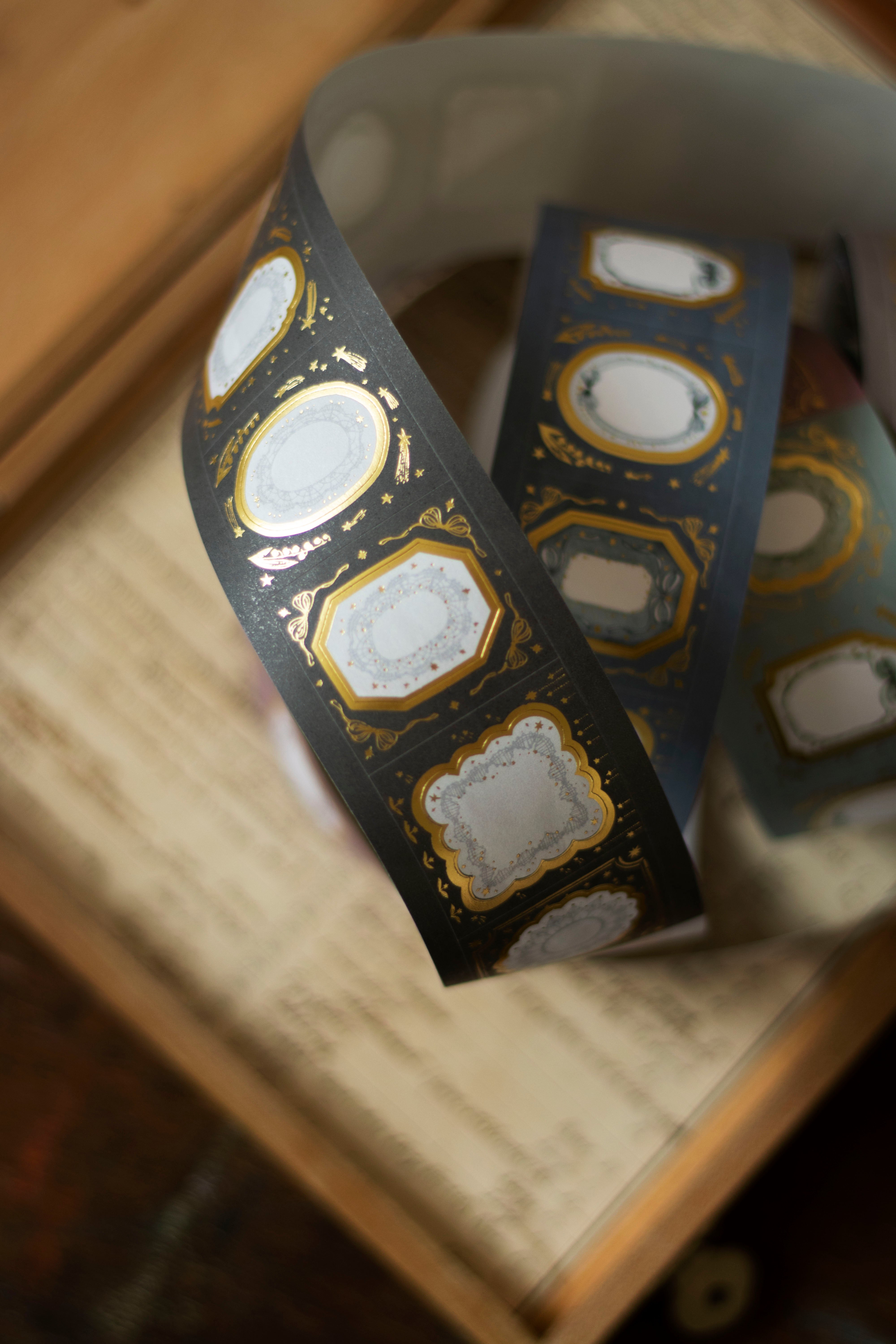 Loidesign Witch Hotel Tablecloth Gold Foil Die-cut Style Tape