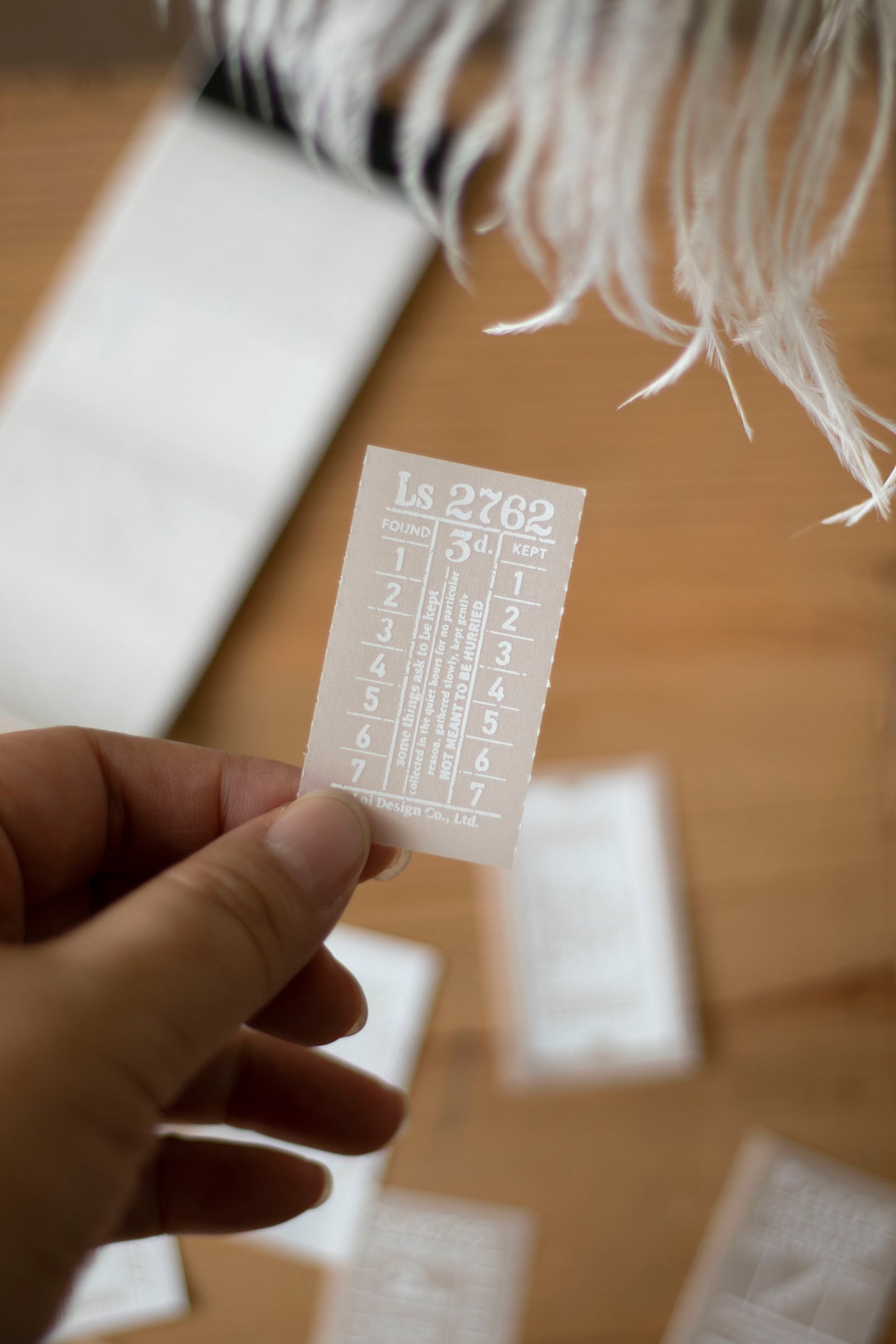 Loidesign Tracing Paper Memo Book - Ticket Collection