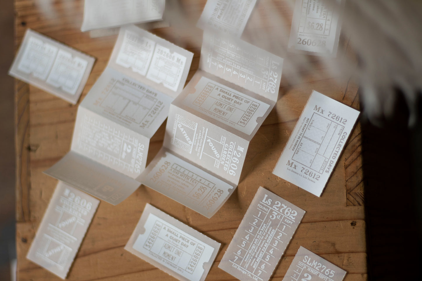 Loidesign Tracing Paper Memo Book - Ticket Collection