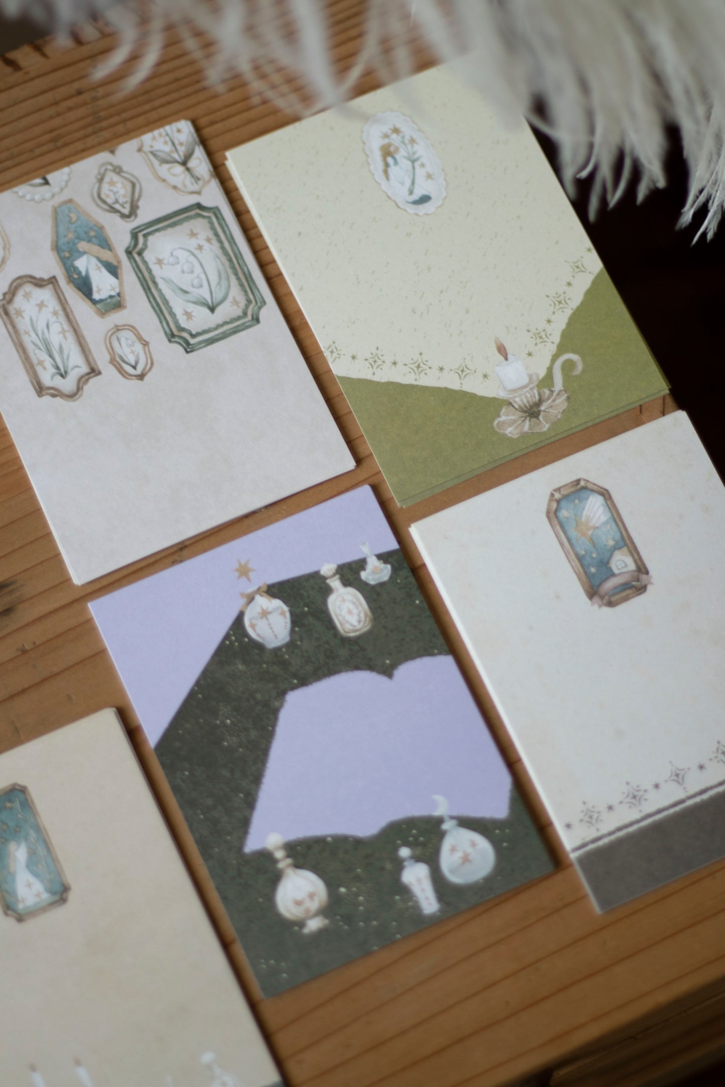 Loidesign A7 Size Memo Paper - Witch's House Corridor