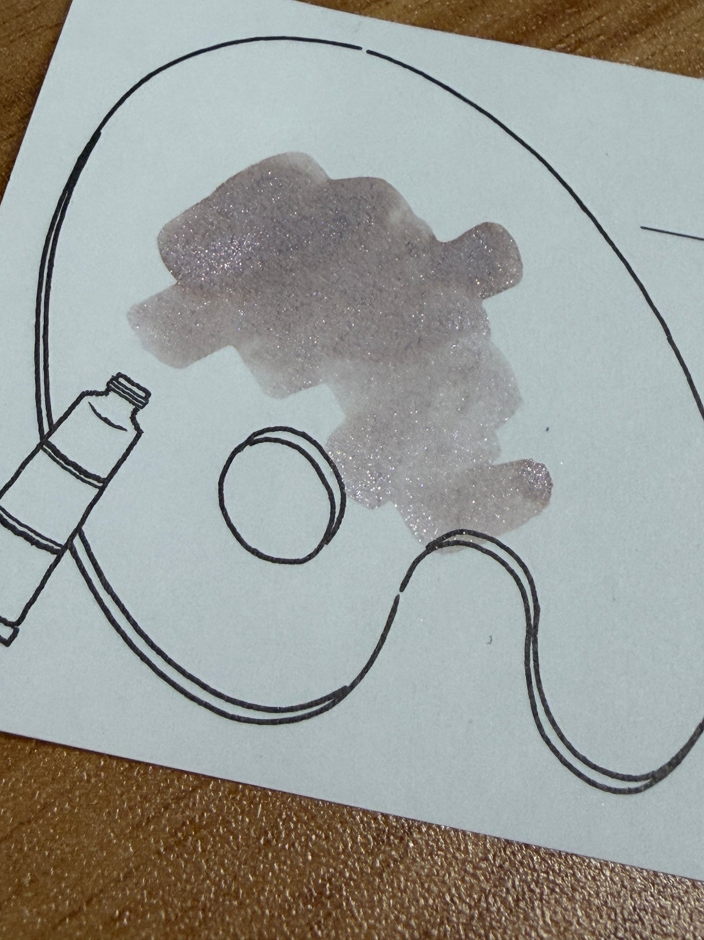 Tono & Lims Bottled Ink - Puddle Story Line Collection - A Series of Sighs; The Courage to Turn Back
