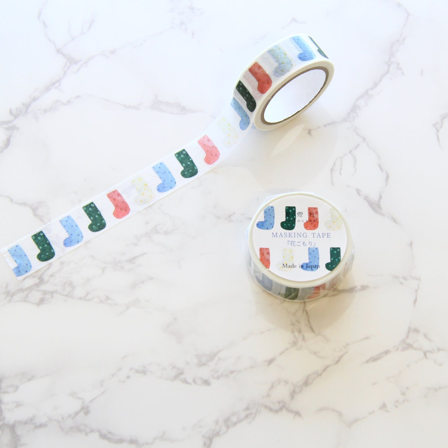 Seitousha Washi Tape - 24SS Collection - Colorful Socks