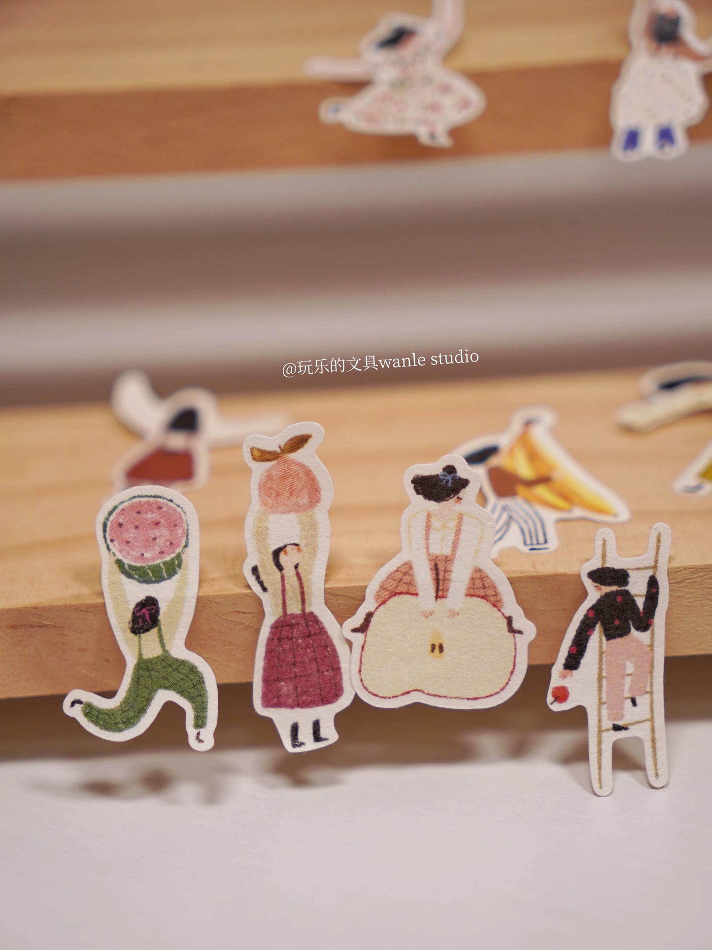 Wongyuanle Die-cut Sticker Set - These Girls