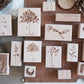 Jeenzaa Zoey Vol.10 Tree Leaves Shadow Stamp Set, Individual Stamps