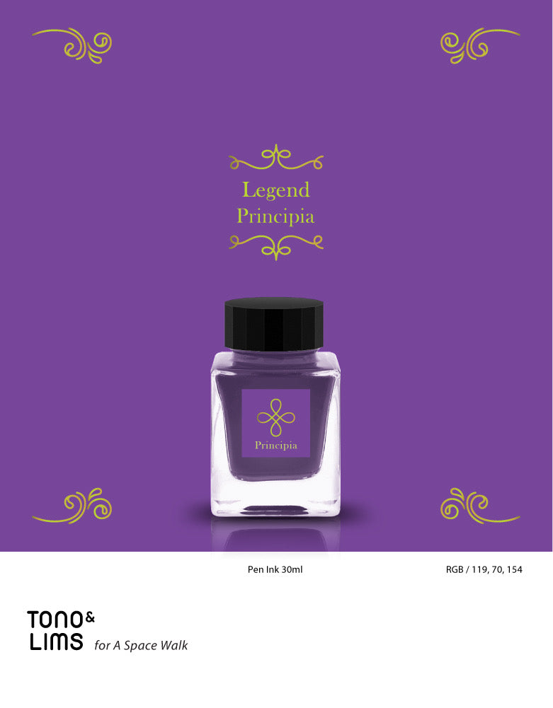 Tono & Lims Bottled Ink - Principia, Legend Collection