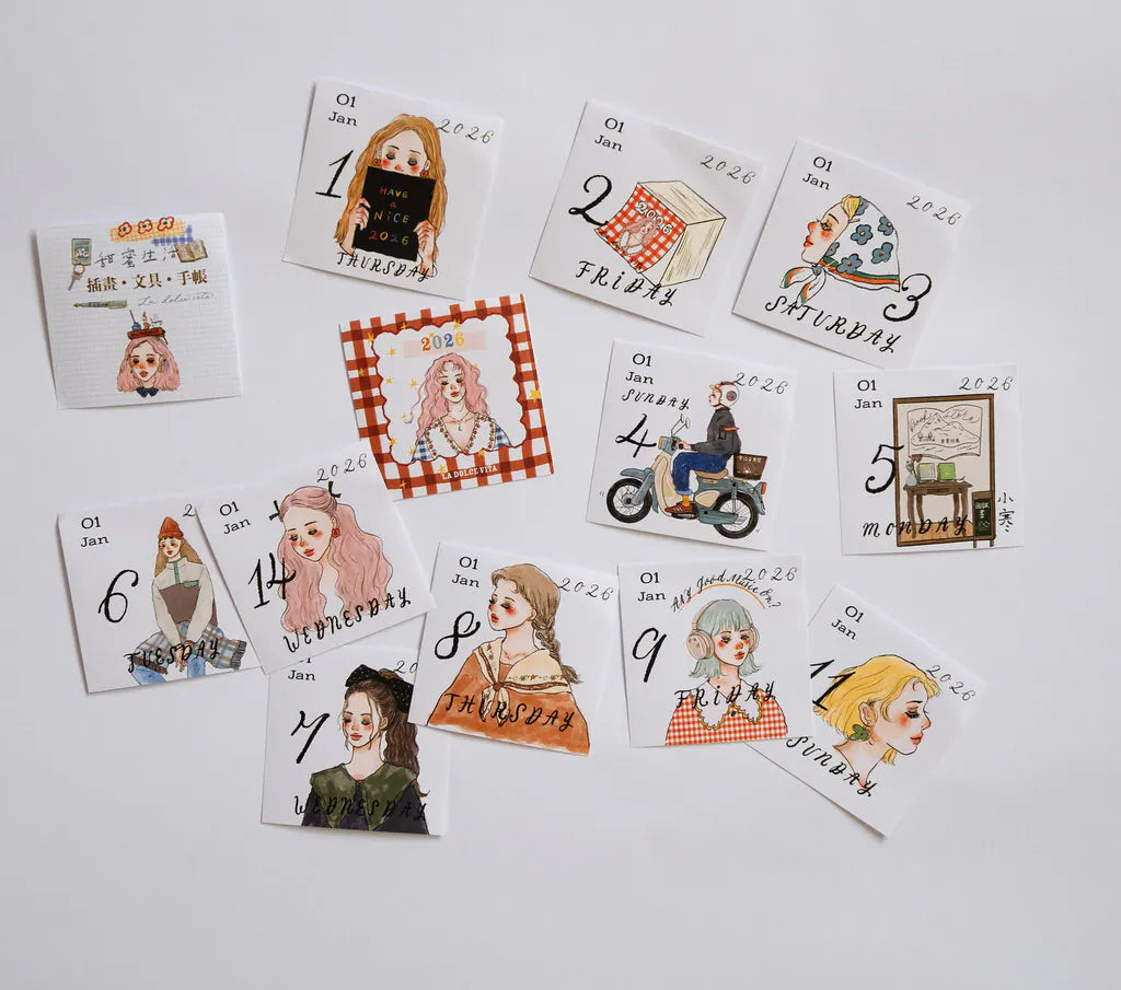 La Dolce Vita 2026 Mini Daily Calendar