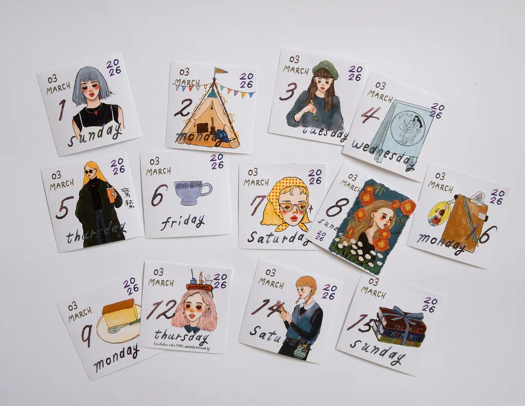 La Dolce Vita 2026 Mini Daily Calendar