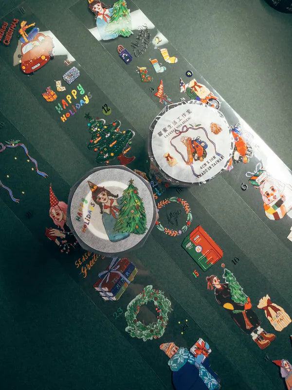 La Dolce Vita Christmas Countdown Clear PET Tape