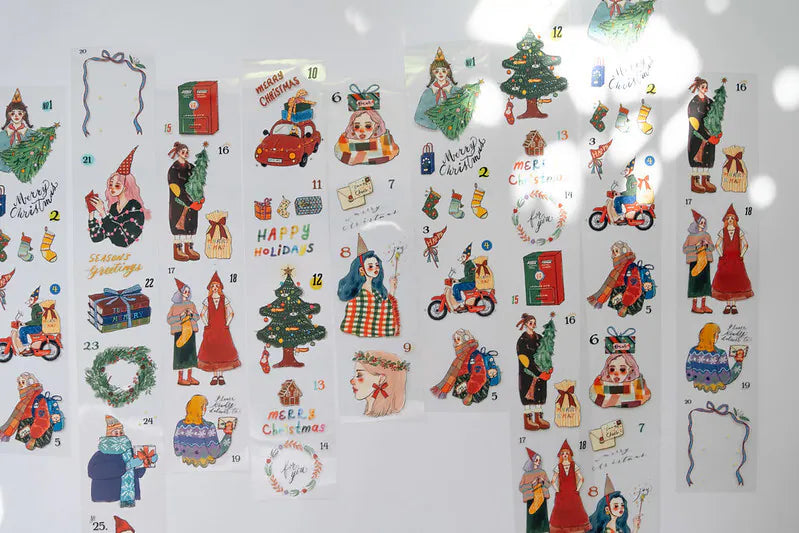 La Dolce Vita Christmas Countdown Clear PET Tape