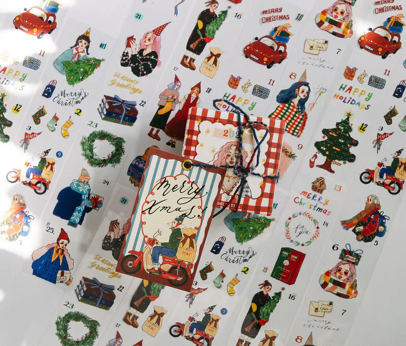 La Dolce Vita Christmas Countdown Clear PET Tape