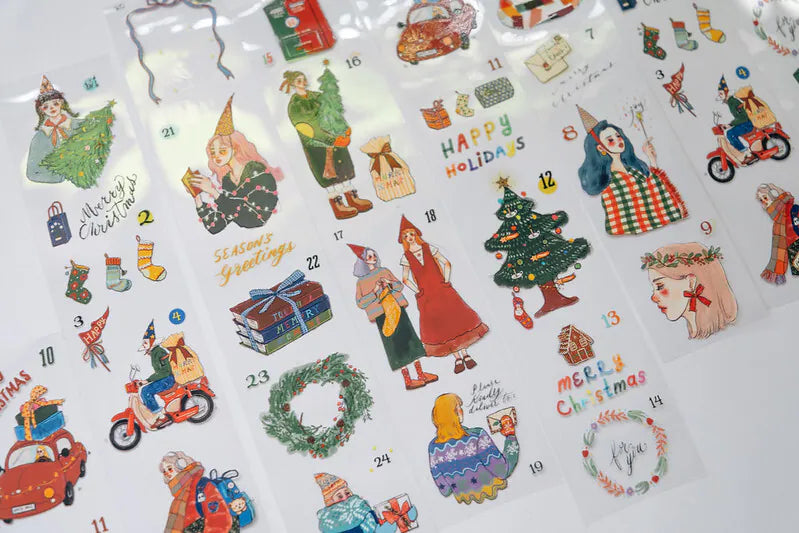 La Dolce Vita Christmas Countdown Clear PET Tape