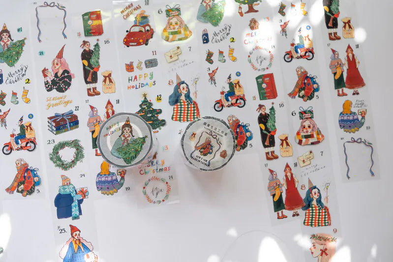 La Dolce Vita Christmas Countdown Clear PET Tape