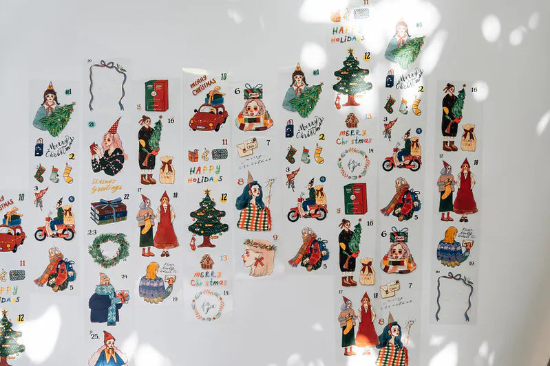 La Dolce Vita Christmas Countdown Clear PET Tape