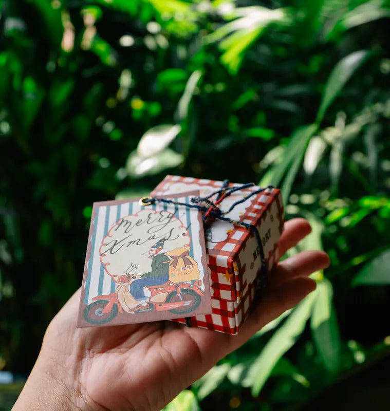 La Dolce Vita Christmas Message Cards - My Bike is My Sleigh, 10 pcs