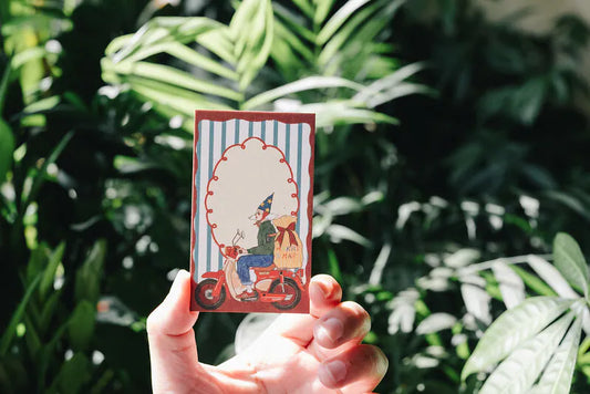 La Dolce Vita Christmas Message Cards - My Bike is My Sleigh, 10 pcs