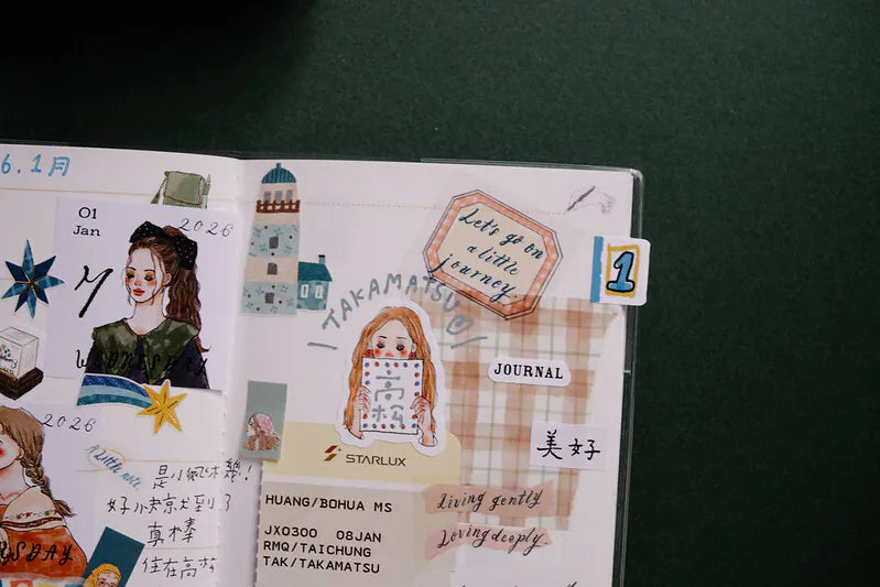 La Dolce Vita Writable Sticker, for 2026 Journals