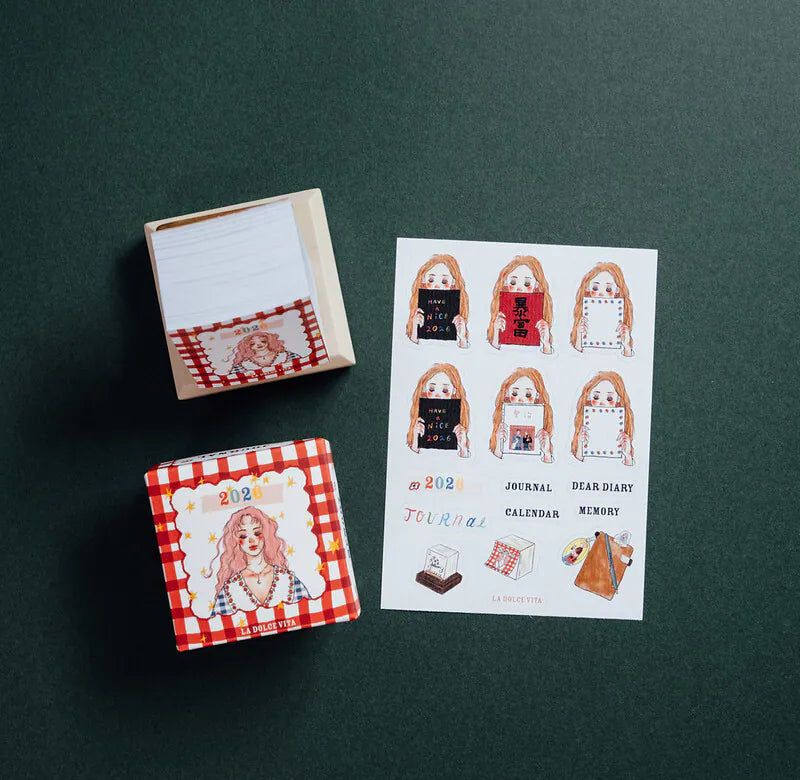 La Dolce Vita Writable Sticker, for 2026 Journals