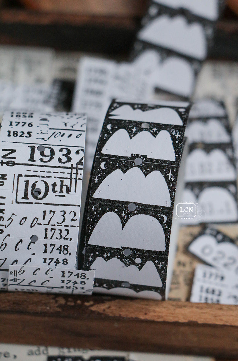 LCN Design Studio Label Sticker - Mountains