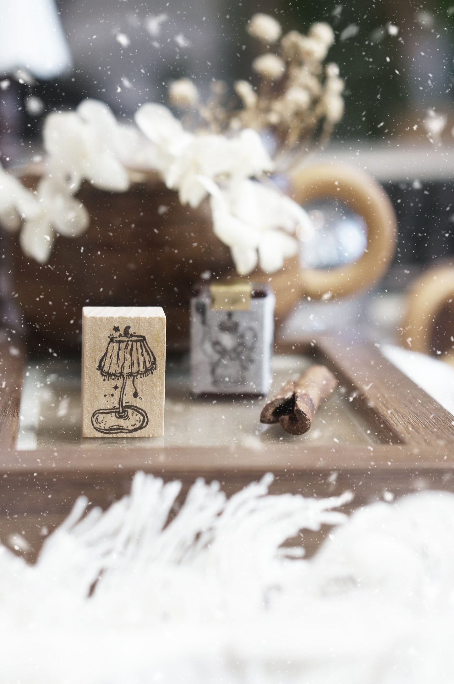 Black Milk Project "Notes in the Night" Series Rubber Stamp - Night Lamp