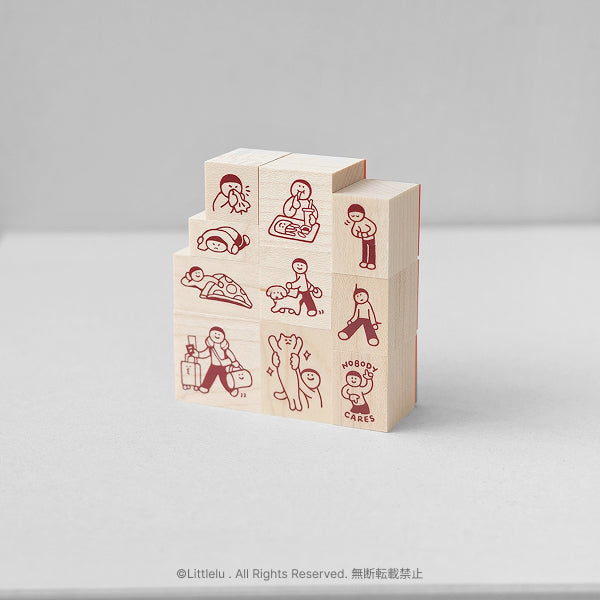 Littlelu Rubber Stamp - 2026 Summer - Bon Voyage!