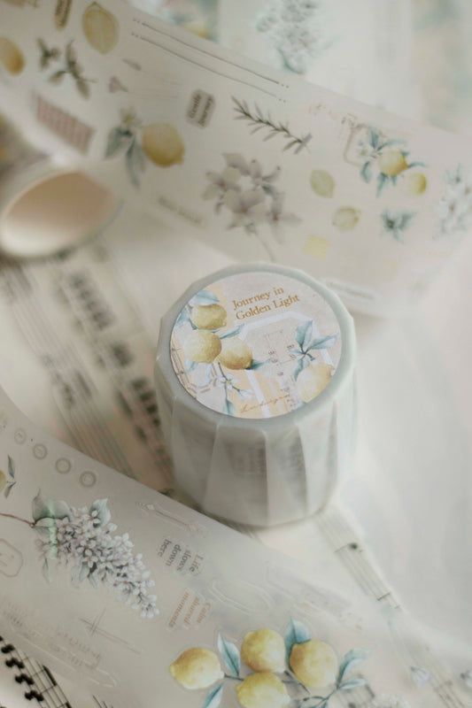 Loidesign Journey in Golden Light Kiss-Cut PET Tape