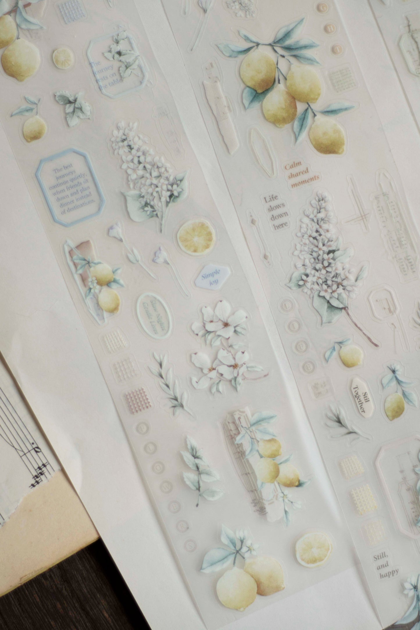 Loidesign Journey in Golden Light Kiss-Cut PET Tape