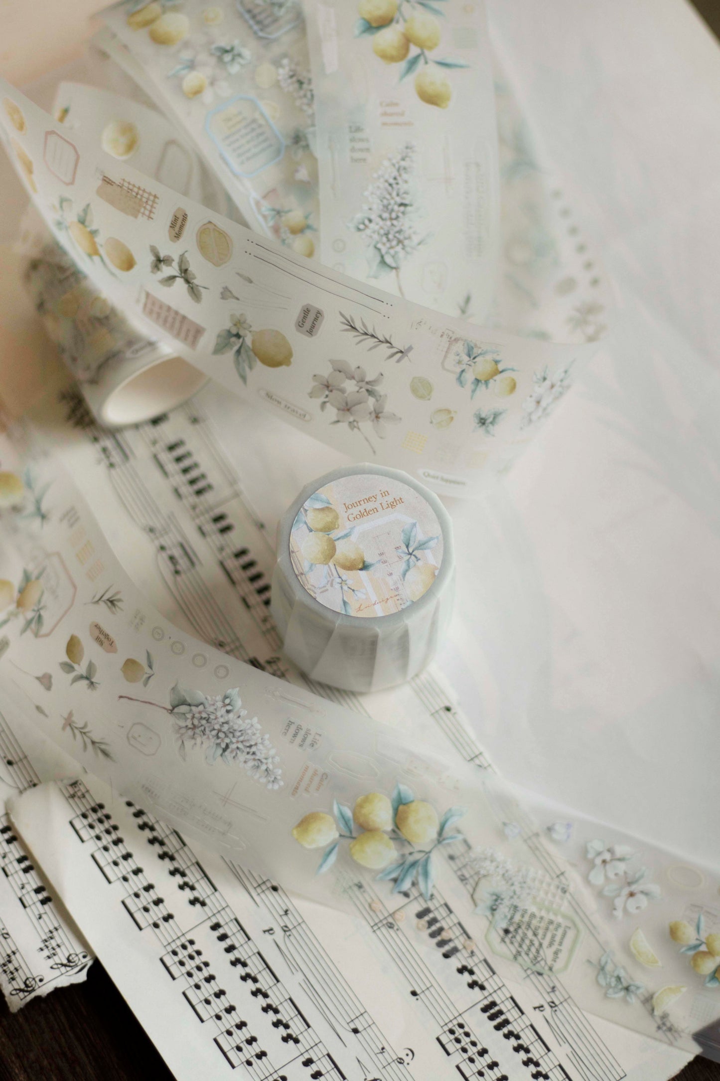 Loidesign Journey in Golden Light Kiss-Cut PET Tape